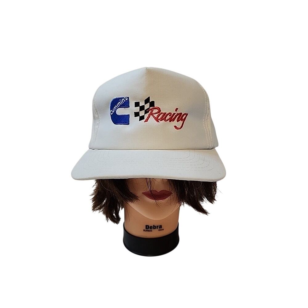 Vintage Cummins Racing Snapback Trucker Hat Cap One Size Fits All